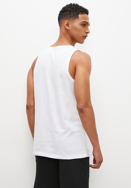 Superbalist - 2 pack single jersey vest - white
