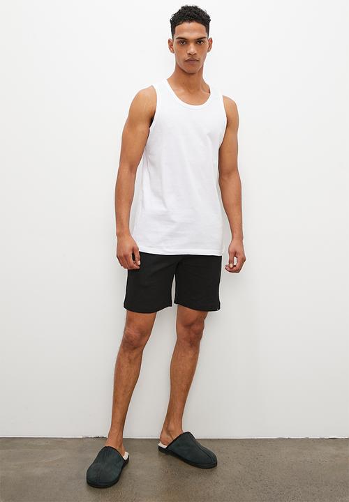 Superbalist - 2 pack single jersey vest - white