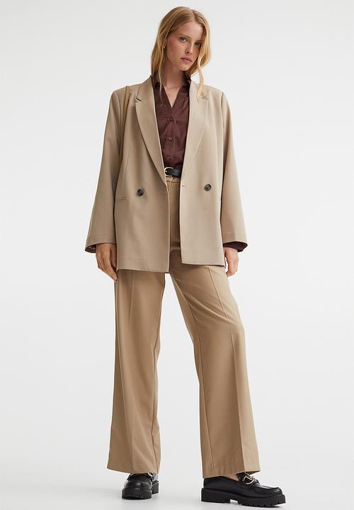 H&M - V-neck blouse - dark brown