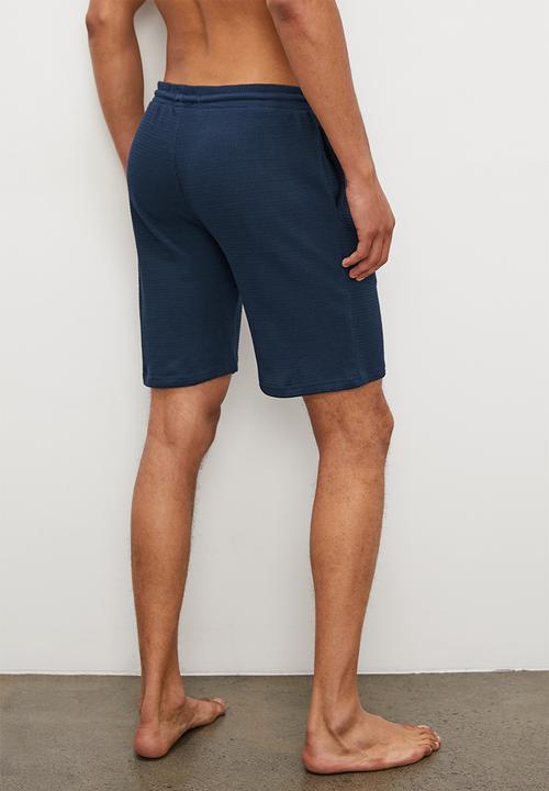 Superbalist - Premium waffle knit lounge short - navy