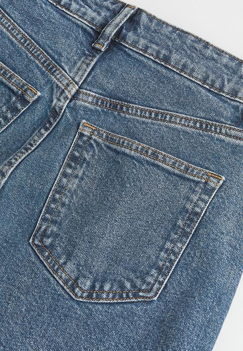 H&M - Slim mom high ankle jeans - denim blue