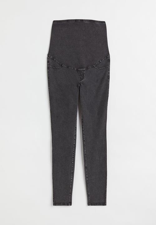 H&M - Mama jeggings - dark grey denim