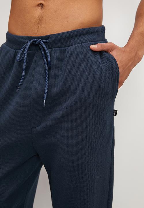 Superbalist - Premium waffle knit lounge pants - navy