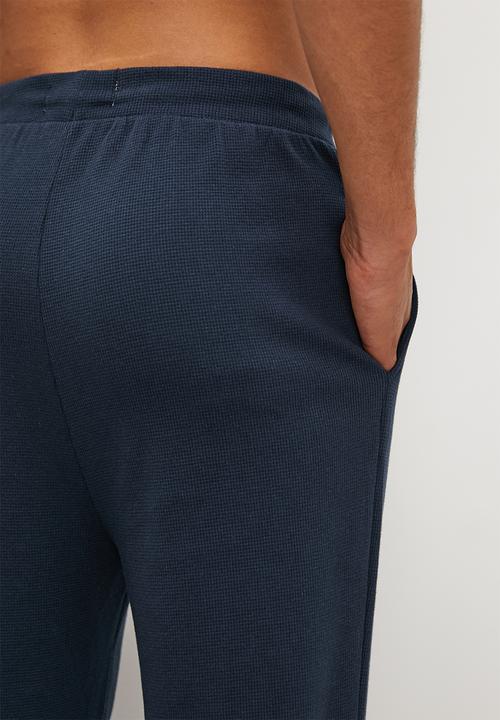 Superbalist - Premium waffle knit lounge pants - navy