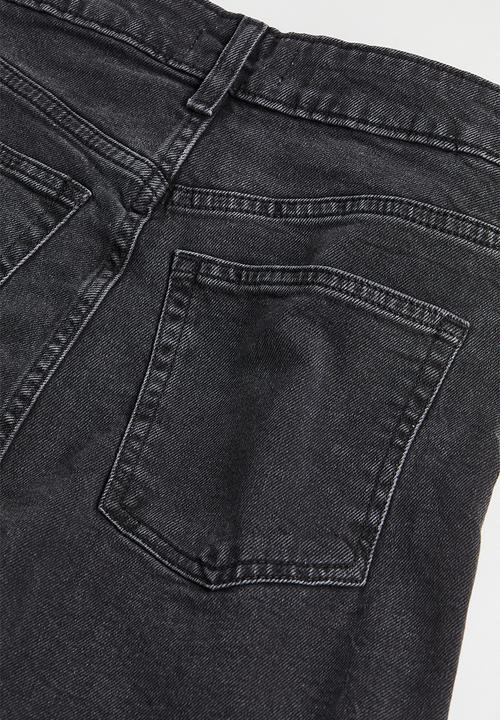 H&M - Slim mom high ankle jeans - dark grey