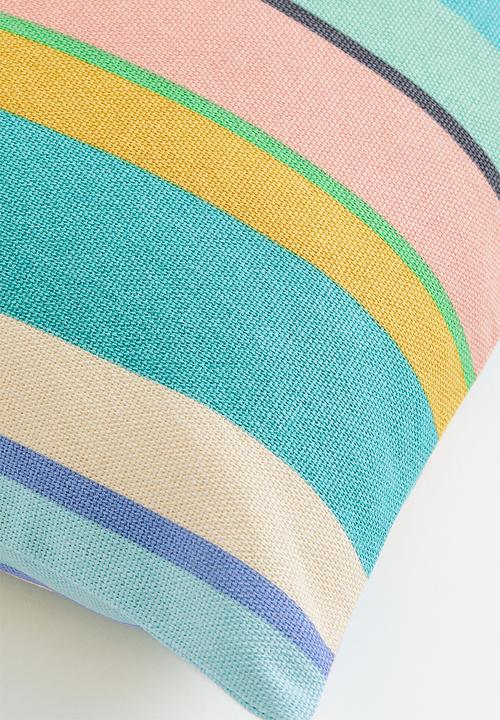 H&M - Striped cushion cover - multi