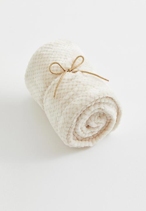 H&M - Fleece blanket - white