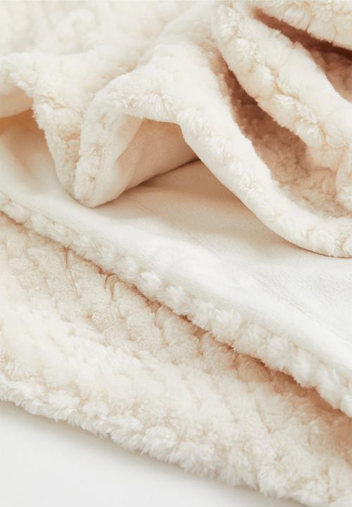 H&M - Fleece blanket - white