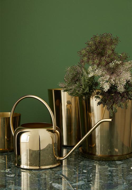 H&M - Metal watering can - gold