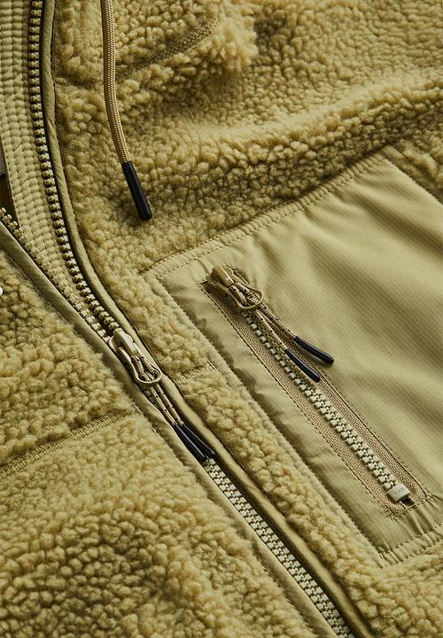H&M - Teddy jacket - olive green