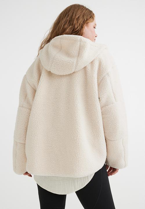 H&M - Teddy jacket - natural white