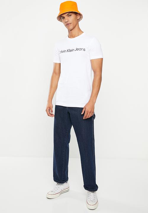 Calvin Klein - Core institutional logo slim tee - white