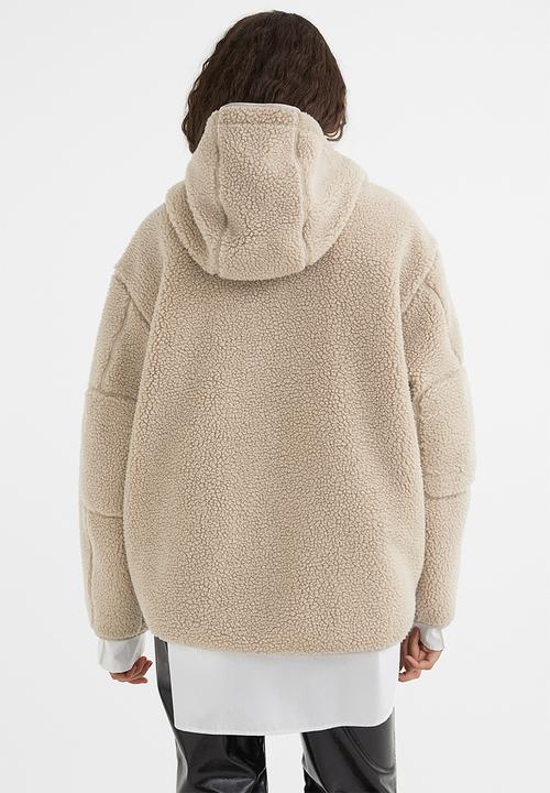 H&M - Teddy jacket - beige