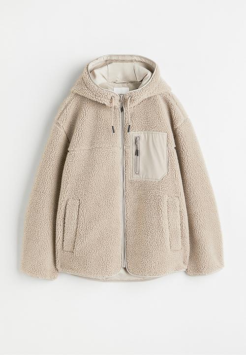 H&M - Teddy jacket - beige