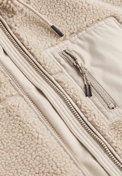 H&M - Teddy jacket - beige
