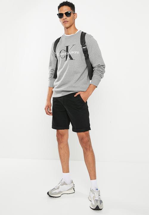 Calvin Klein - Core monogram crewneck - grey