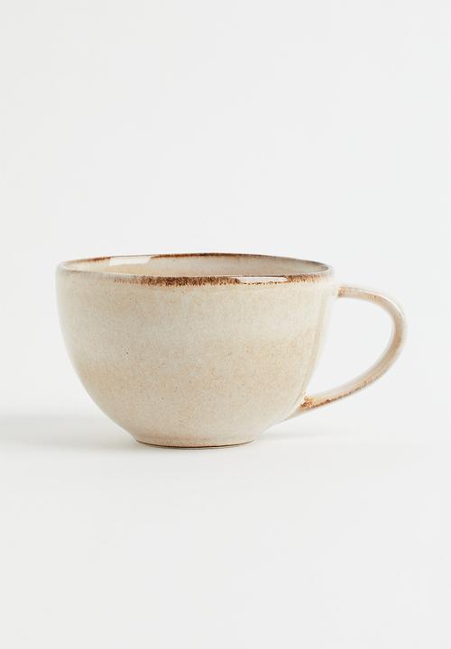 H&M - Stoneware cup - beige