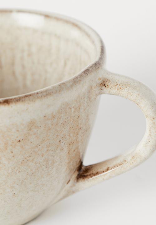 H&M - Stoneware cup - beige
