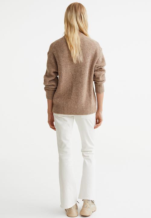 H&M - Rib-knit jumper - beige