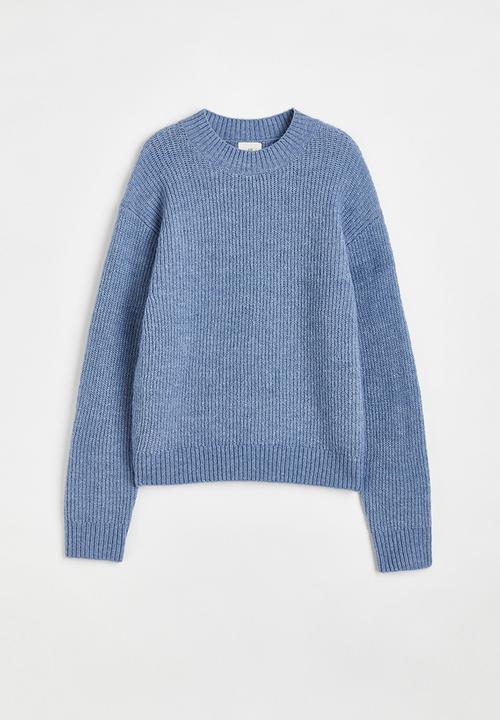 H&M - Rib-knit jumper - blue