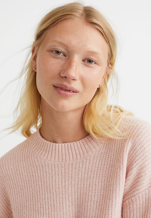 H&M - Rib-knit jumper - light apricot