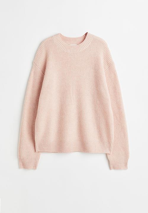 H&M - Rib-knit jumper - light apricot