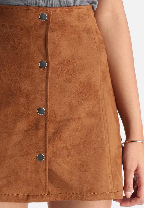 Vero Moda - Sunny Faux Suede Skirt