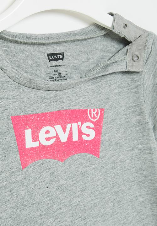 Levi’s® - Lvg short sleeve batwing a-line tee - grey heather