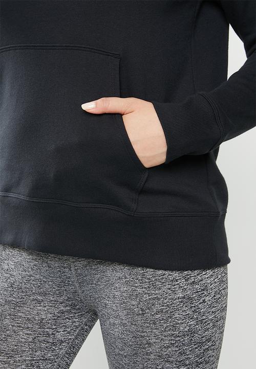 Under Armour - Rival fleece hb hoodie - black/white