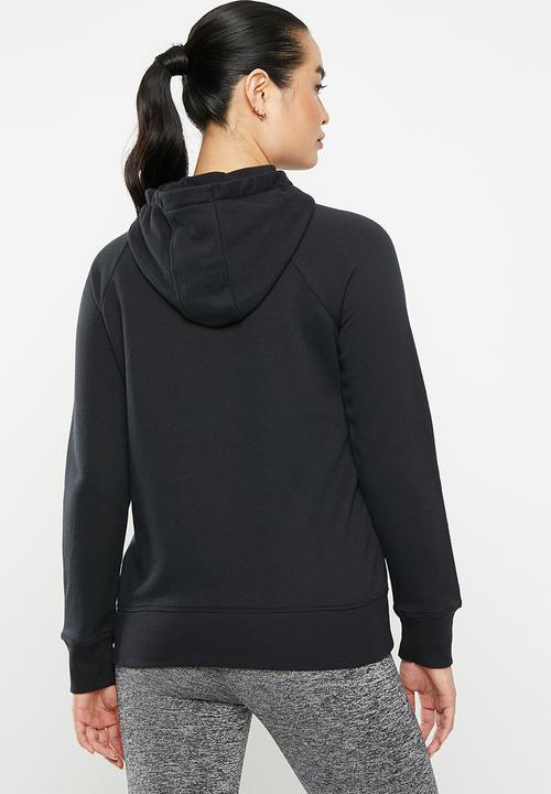 Under Armour - Rival fleece hb hoodie - black/white