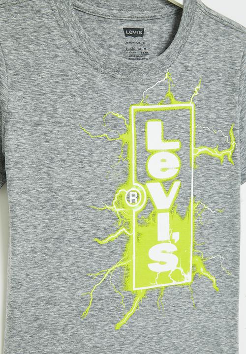 Levi’s® - Lvb lightning strike tee shirt - gargoyle cloud heather