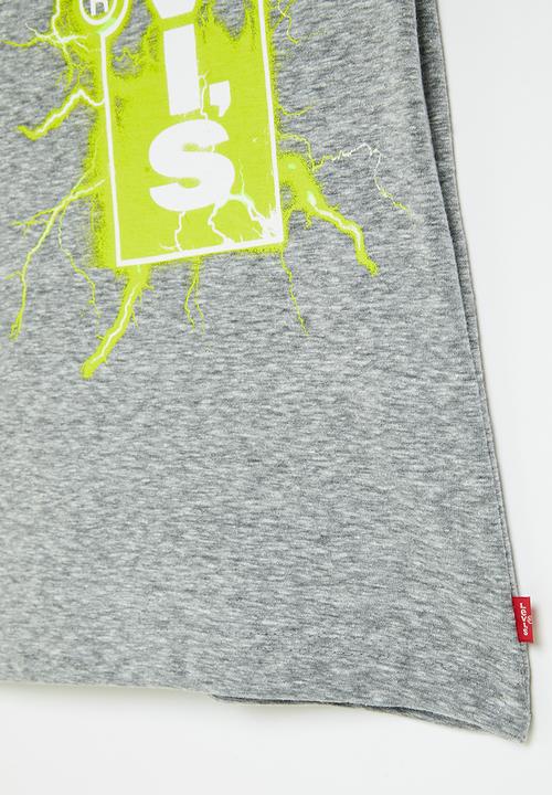 Levi’s® - Lvb lightning strike tee shirt - gargoyle cloud heather