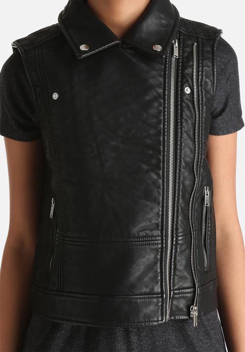 Vero Moda - Emma Minda PU Waistcoat