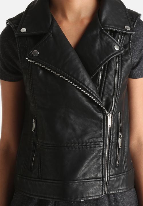 Vero Moda - Emma Minda PU Waistcoat