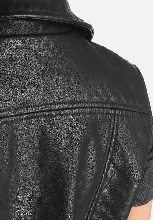 Vero Moda - Emma Minda PU Waistcoat
