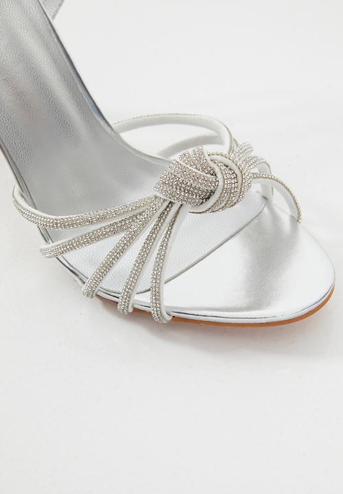 Superbalist - Larissa ankle strap stiletto - silver