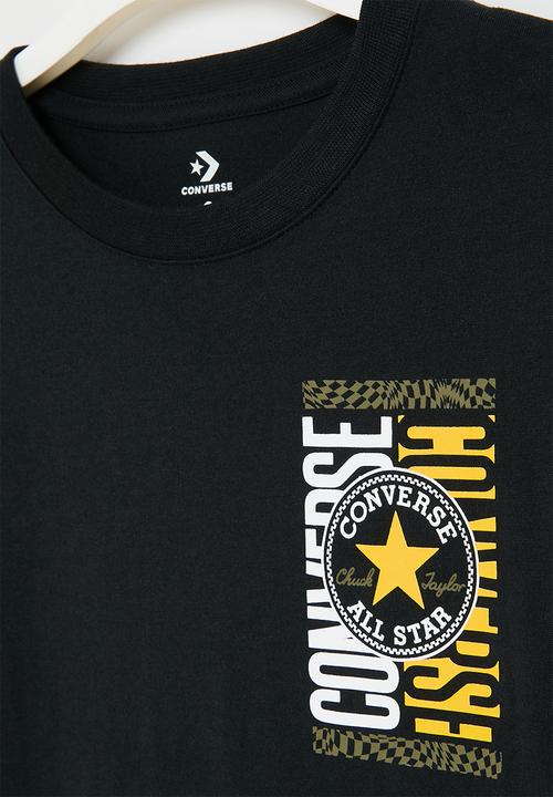 Converse - Cnvb check your kicks ls gfx t - black