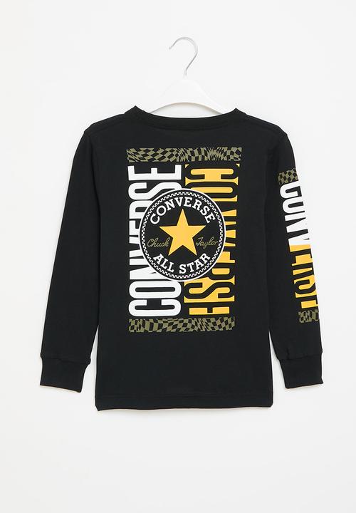 Converse - Cnvb check your kicks ls gfx t - black