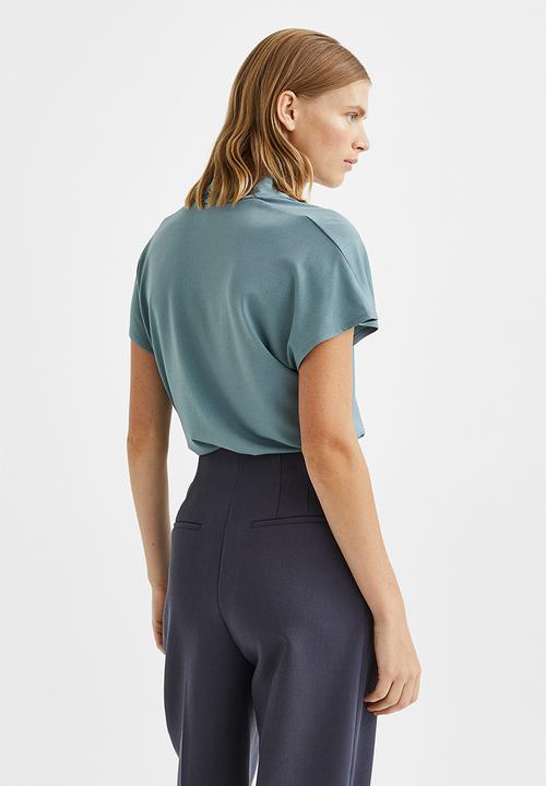H&M - V-neck top - turquoise