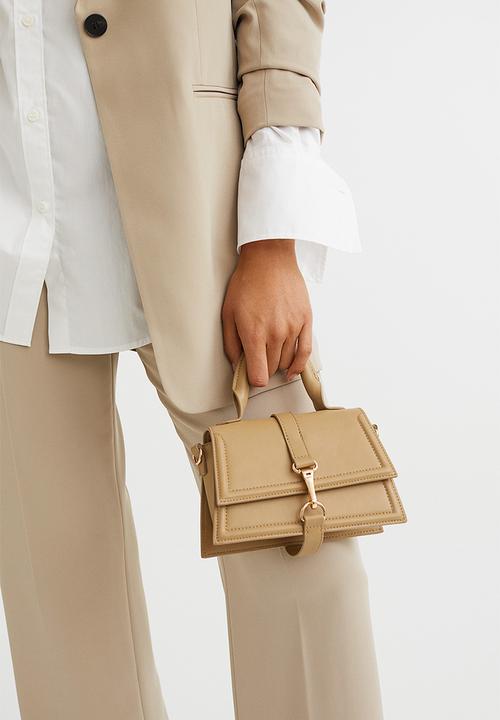 H&M - Gathered-sleeve jacket - beige