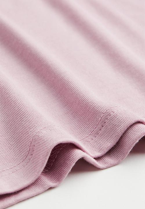 H&M - Polo-neck top - dusky pink