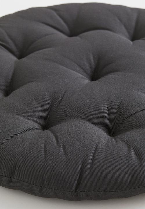 H&M - Round twill seat cushion - grey