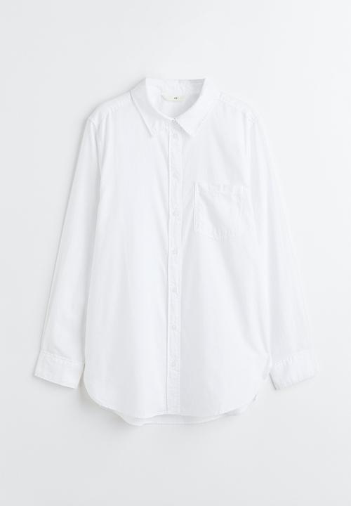 H&M - Cotton shirt - white 