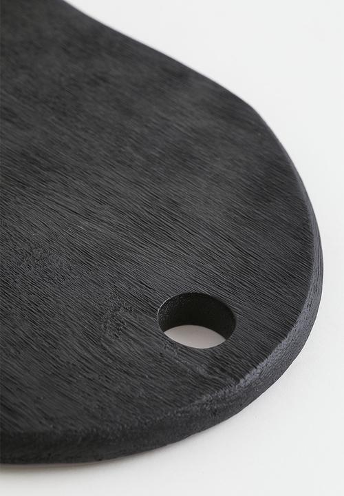 H&M - Large mango wood serving tray - black