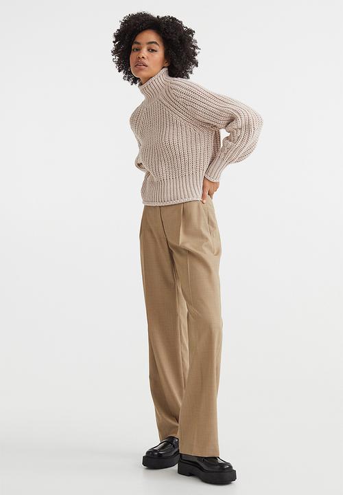 H&M - Knitted jumper - light beige