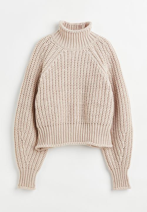 H&M - Knitted jumper - light beige