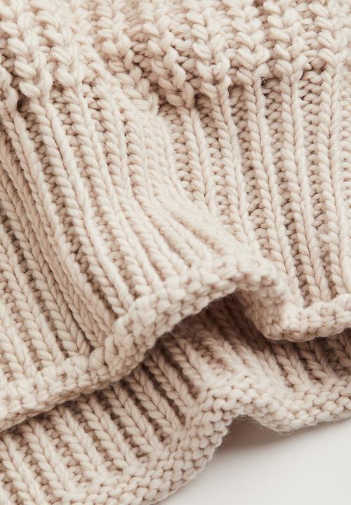 H&M - Knitted jumper - light beige