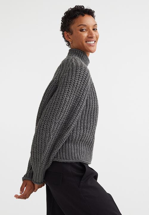 H&M - Knitted jumper - dark grey