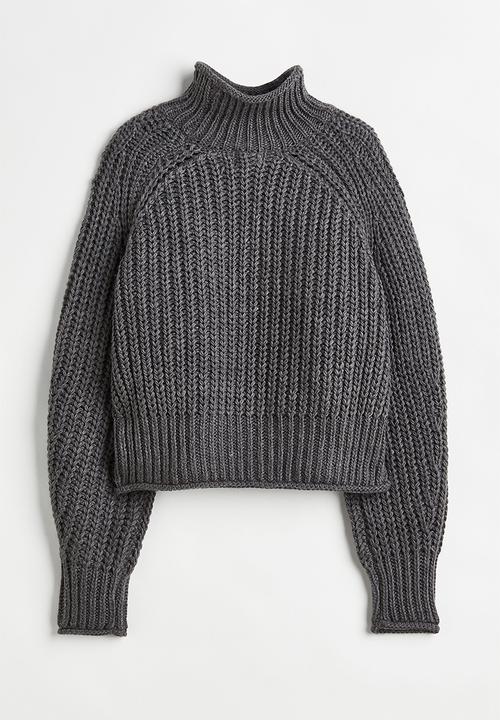 H&M - Knitted jumper - dark grey