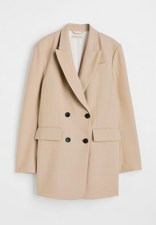 H&M - Double-breasted jacket - beige